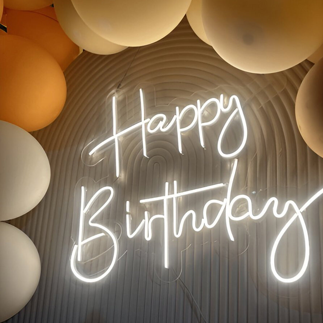 Happy Birthday Neon Light Celebranto