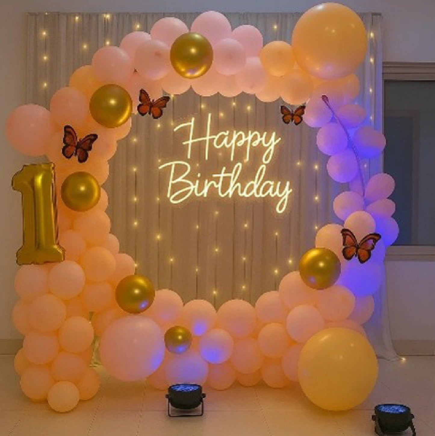 Off-white Theme Birthday Décor My Store