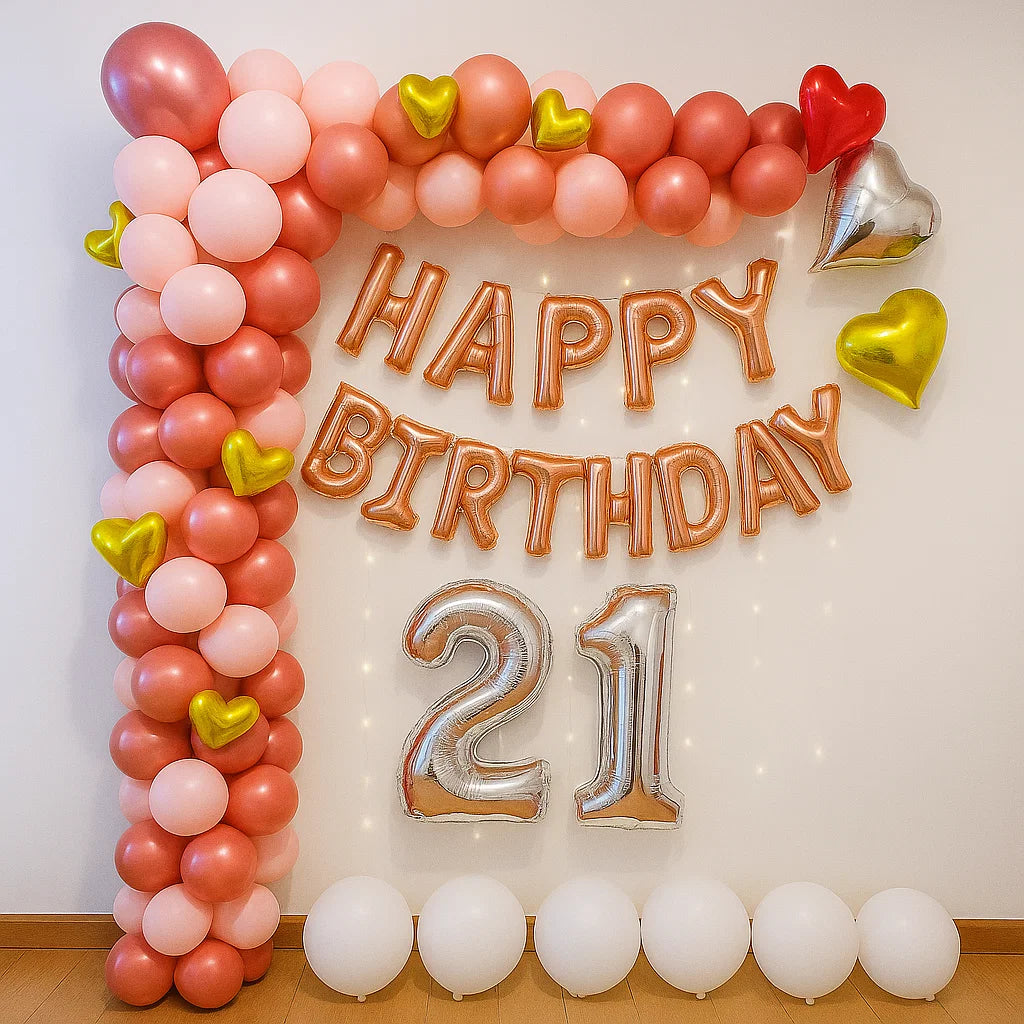 Pink Theme Birthday Decor My Store