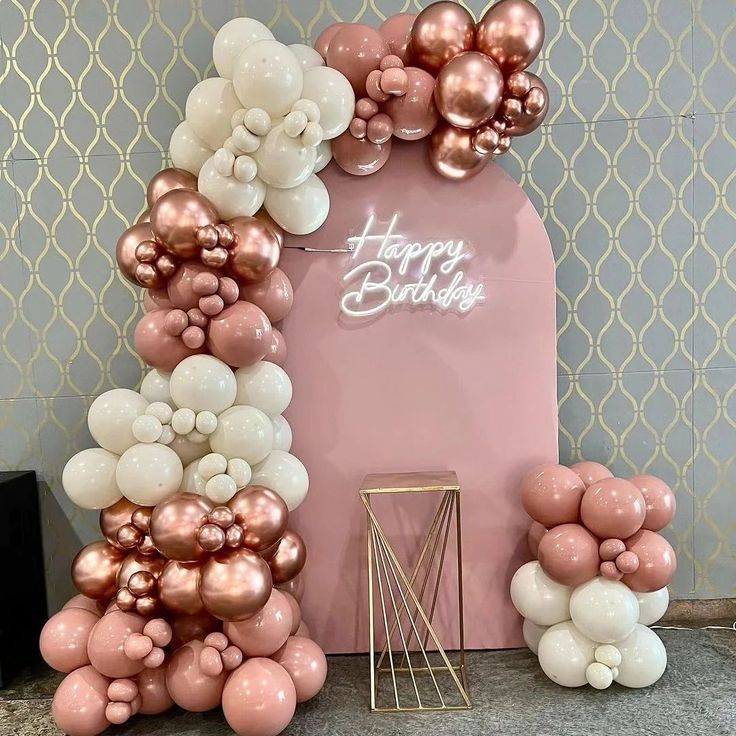Elegant Pink Theme Birthday Décor My Store
