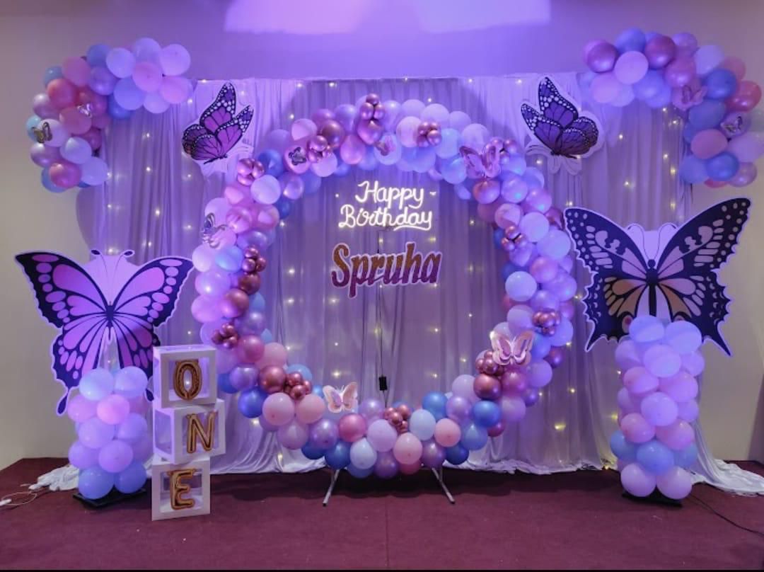Butterfly Theme Birthday Decor