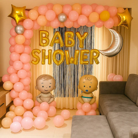 Pink Theme Baby Shower Decor Celebranto